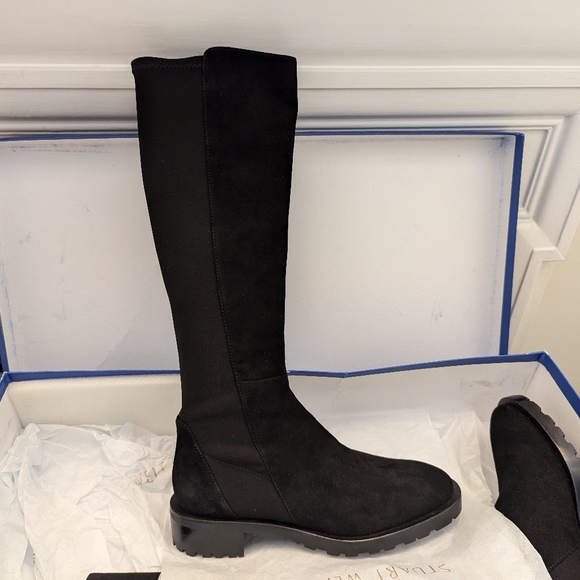 NIB Stuart Weitzman 5050 Knee-High Lug Boot, Size 7 - Picture 3 of 5